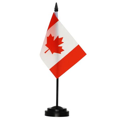 Buy Anley Canada Deluxe Desk Flag Set 6 X 4 Inches Miniature Canada