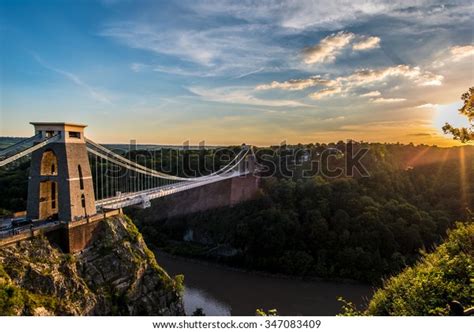 Clifton Suspension Bridge Bristol Uk Sunset Stock Photo Edit Now