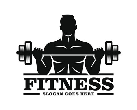 weight lifting bodybuilding fitness logo design vector 22771734 vector art at vecteezy