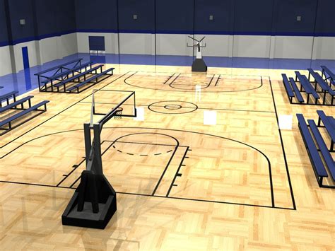 Basketball Court Wallpapers Hd