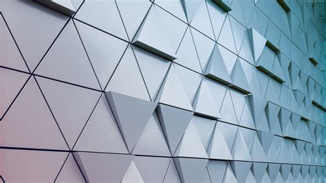 Highly durable · easy installation · free samples · made to measure Wallpaper Triangle, 3D, digital, 6K, Abstract ...