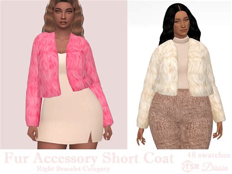 Dissia Fur Accessory Coat 48 Swatches Base Game