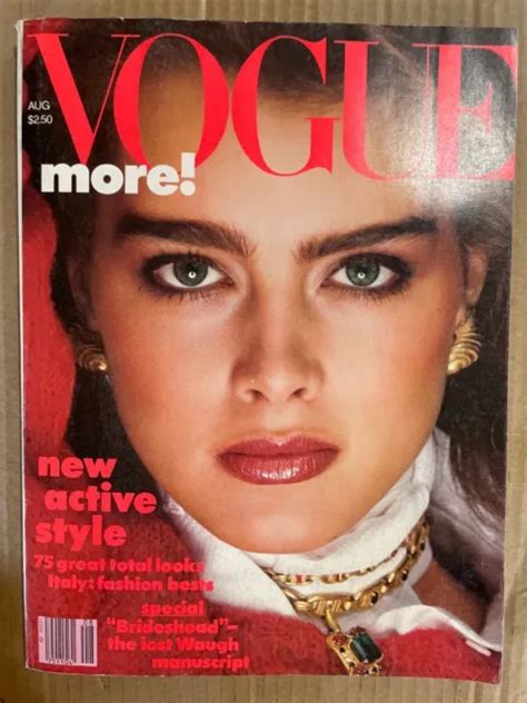 Brooke Shields Vogue Magazine 1982 3900 Picclick