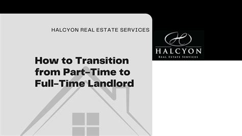 From Part-Time to Full-Time Landlord: Know the Ins and Outs
