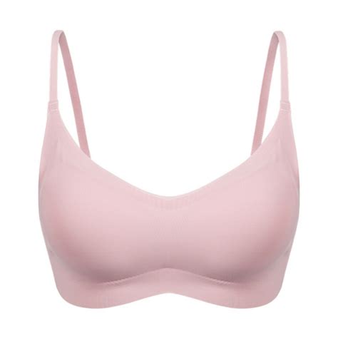 one piece women bra sexy seamless bra wirefree sleep bra with removable