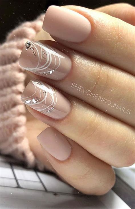 Neutral Simple Short Nail Designs For A Sleek And Simple But Still