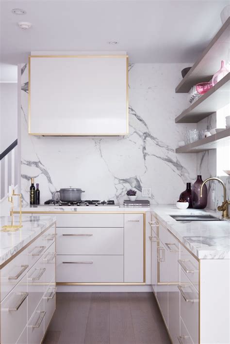 14 White Marble Kitchen Backsplash Ideas Youll Love