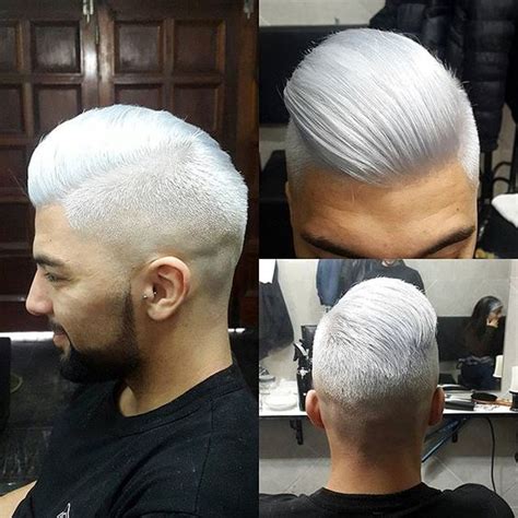 However, 2019 is a piece of his hair will be shorter, between the ear and shoulder, as well as have the tips of the hair, which is sharp. 25 Bleached Hair Color Ideas for Men (White, Silver ...