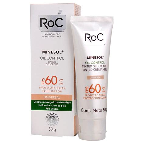 Adicionar aos favoritosremover dos favoritos. Protetor Solar Facial ROC Minesol Oil Control Tinted Gel ...