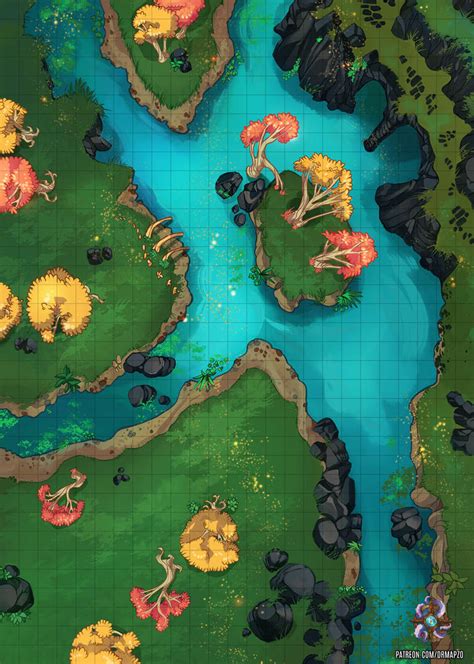 Forest And River Battle Map By Hassly On Deviantart
