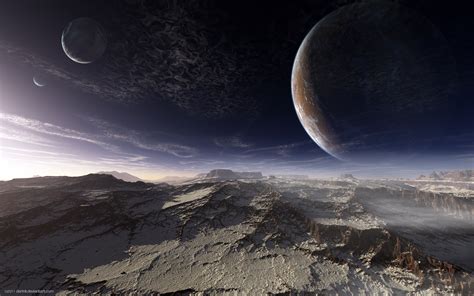 Sci Fi Landscape Hd Wallpaper