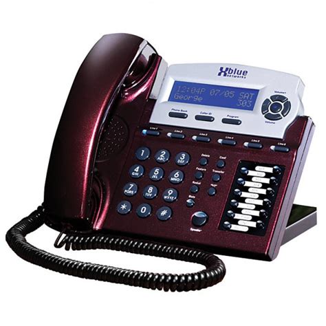 Xblue X16 Phone System With 4 Phones Red Mahogany