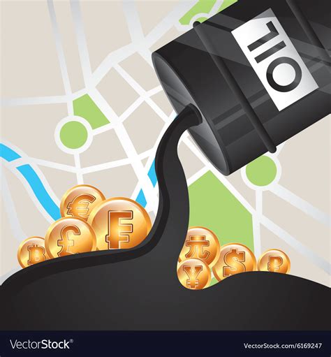 Oil Prices Royalty Free Vector Image Vectorstock