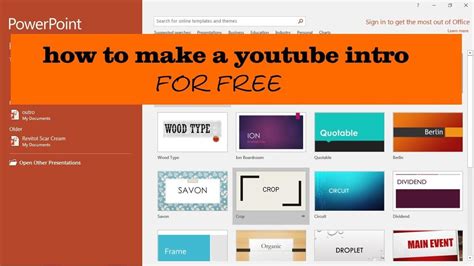 Do You Want To Know How To Create A Youtube Intro For Free Youtube