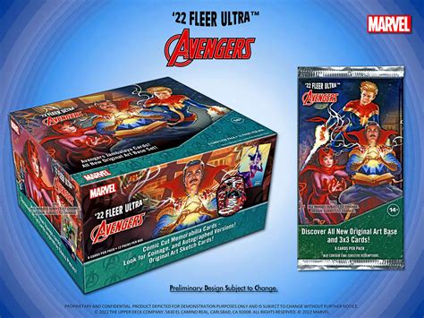 2022 Marvel Fleer Ultra Avengers Trading Cards