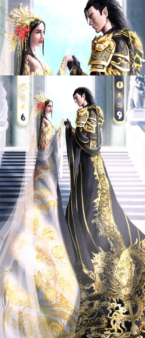 Emperor and Empress by Skyrawathi | Anime outfits, Anime dress, Ancient