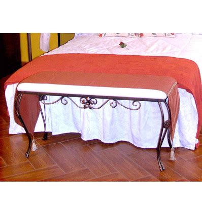 Schmiedeeiserne Schlafzimmer Bank Teresa - Descalzadoras