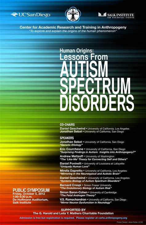 Human Origins Lessons From Autism Spectrum Disorders Center For