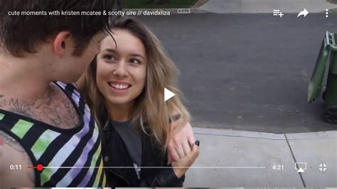 Cute Moments With Kristen Mcatee And Scotty Sire Davidxliza Youtube