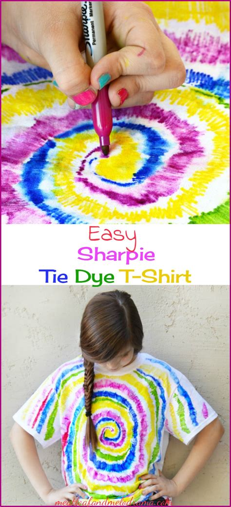 Easy Sharpie Tie Dye T Shirt Meatloaf And Melodrama