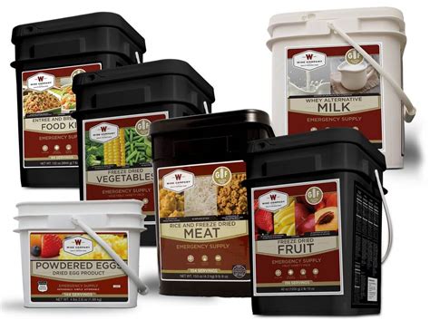 Wise survival foods are packaged in single serving size mylar pouches and then stored in convenient 5 gal. Wise Company Premier Gluten-Free Emergency Food Supply ...
