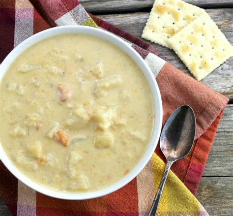 Slow Cooker Potato Leek Soup Words Of Deliciousness