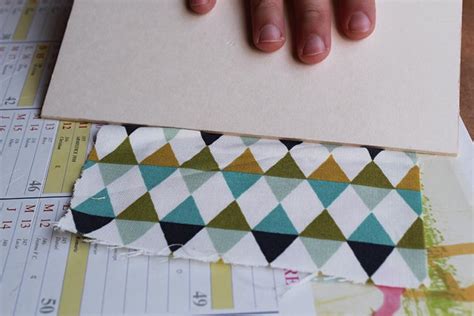 Fabriquer Un Carnet De Notes Avec Couverture En Tissu La Maison Diy