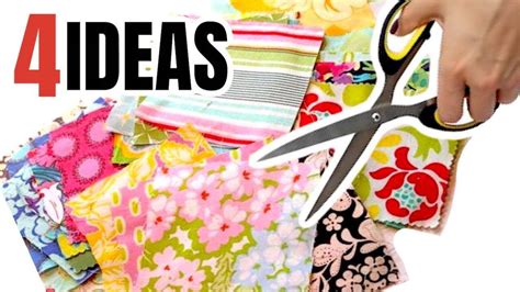 4 Fabric Crafts Ideas - YouTube