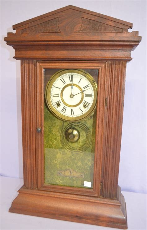 Ansonia gothic gem antique clock. Antique Ansonia "Ringgold" Shelf Clock: T&S with an unsigned