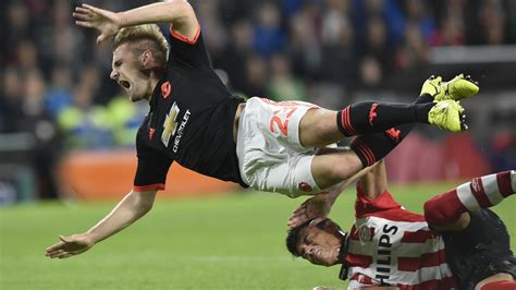 I didn't know that until six months later when the doctor told me. Luke Shaw suffers broken leg