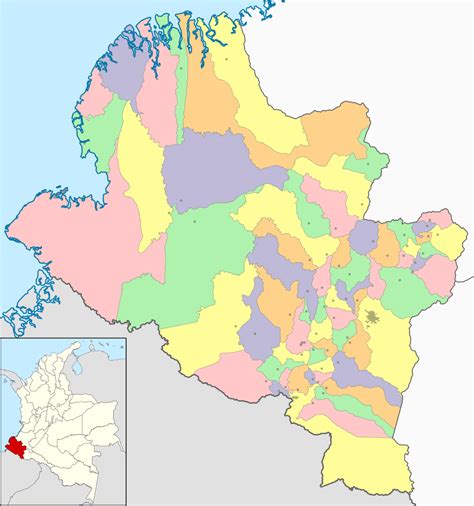 Departamento De Nariño Sus 64 Municipios Y 5 Subregiones