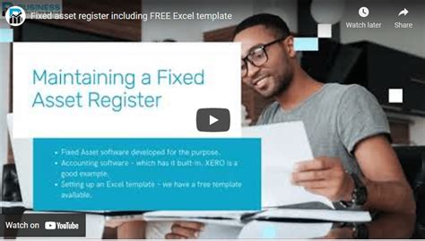Fixed Asset Register For Small Businesses Track Fixed Assets Free