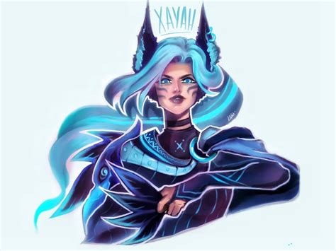 Xayah White Raven By Emilygood On Deviantart Fantasy Heroes Xayah And Rakan League Of Legends