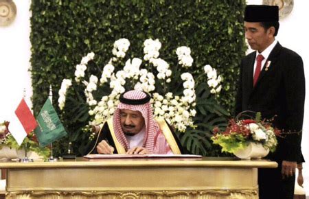 Kemunculan imam mahdi menunggu raja salman wafat? Ini MoU Kerja Sama RI-Arab Saudi yang Ditandatangani di ...