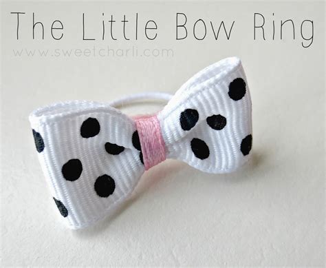 The Little Bow Ring Tutorial Sweet Charli