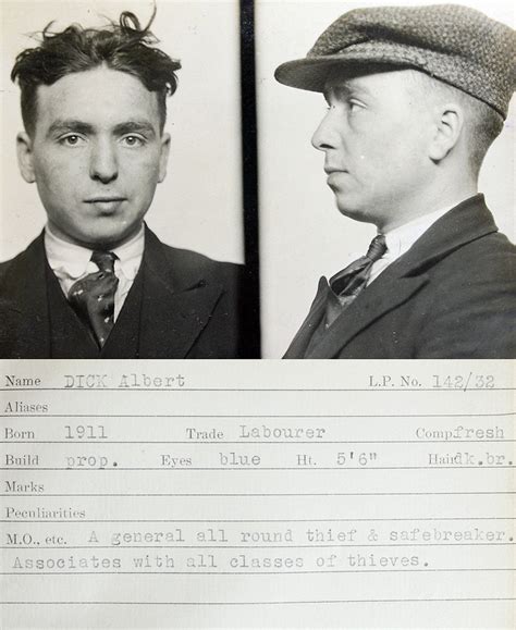 You may also want other arrest record information, which. Old Mugshots of Stylish (and not-so-stylish) Thieves ...