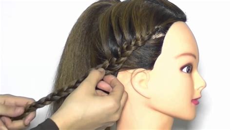 Side Ponytail Tutorials | How To Make Twisted Ponytail ...
