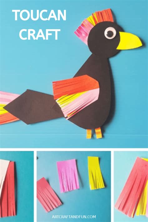 Colorful Toucan Craft With Free Template