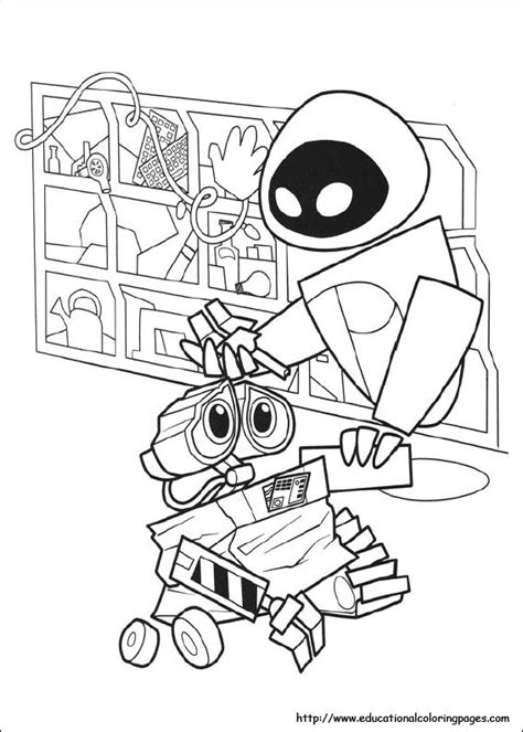 Funny free wall e coloring page to print and color. Wall e coloring pages - Educational Fun Kids Coloring ...