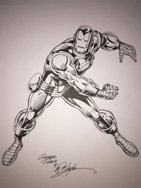 Iron Man George Tuska Pencis And Bob Layton Inks Wb Iron Man