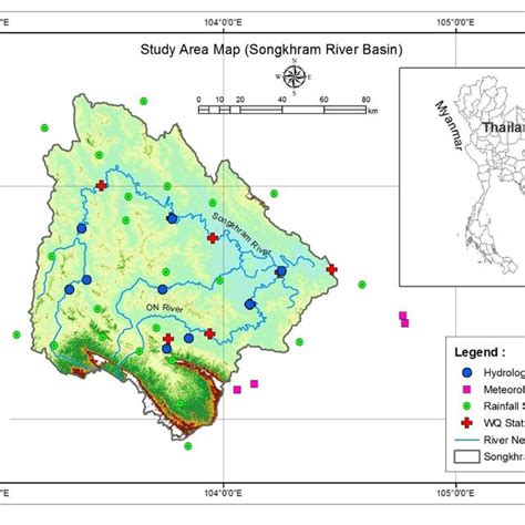 1 Location Map Of Songkhram River Basin Download Scientific Diagram