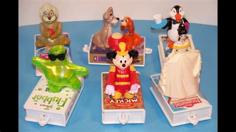 1998 Mcdonalds Disneys Video Favorites Set Of 6 Happy Meal Toy Review Youtube