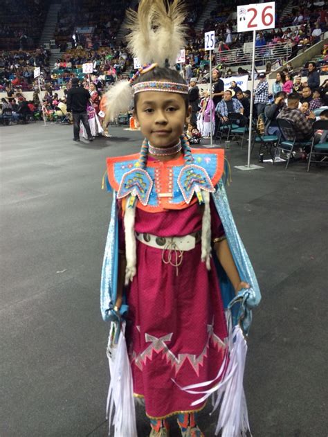 Youngest Daughter At Denver March Powwow 2014 Native American Regalia