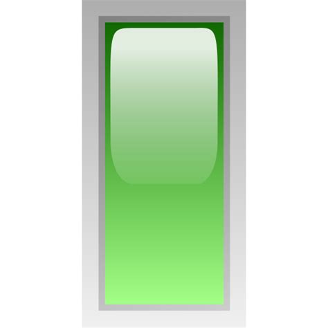 Rectangular Green Box Vector Clip Art Free Svg