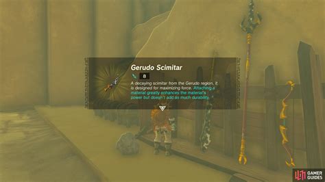 Gerudo Scimitar The Legend Of Zelda Tears Of The Kingdom Database