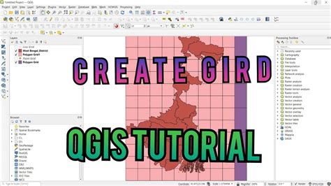 Qgis Tutorial Create Grid In Qgis How To Create Grid In Qgis