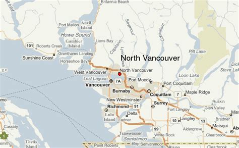 North Vancouver District Map