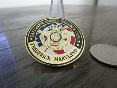 Frederick County Sheriffs Office Maryland Challenge Coin 880h In 2021