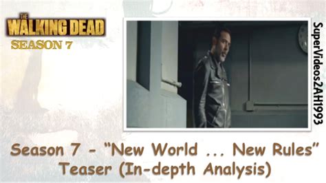 The Walking Dead New World New Rules Season 7 Teaser In Depth