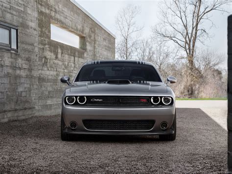 Dodge Challenger 2015 Muscle Car Wallpaper Gray Front